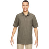 North End Men's Dark Oakmoss Excursion Nomad Performance Waffle Polo