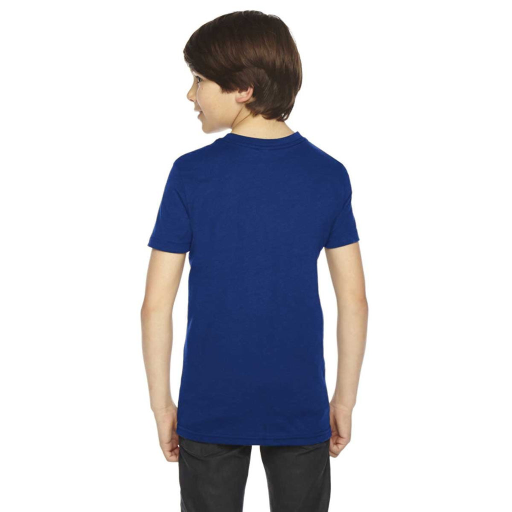 American Apparel Youth Lapis 50/50 Poly-Cotton Short Sleeve Tee