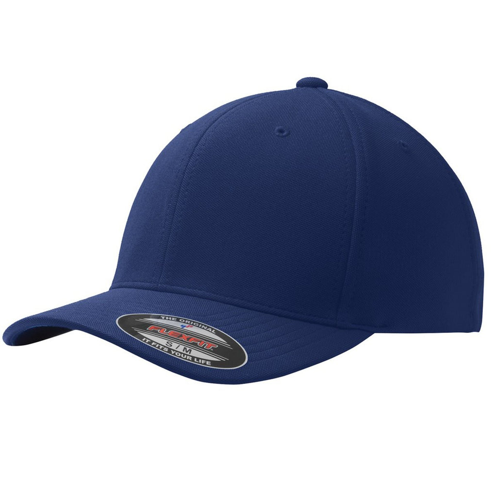 Port Authority Navy Flexfit One Ten Cool & Dry Mini Pique Cap