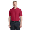 k514-port-authority-red-texture-polo