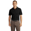 k520-port-authority-black-polo