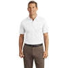 k520-port-authority-white-polo