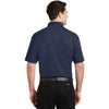 Port Authority Men's Navy Silk Touch Interlock Performance Polo