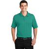 Port Authority Men's Verdant Green Silk Touch Interlock Performance Polo