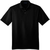 port-authority-black-jacquard-polo