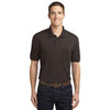 k567-port-authority-brown-pique-polo