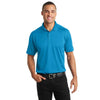 k569-port-authority-blue-jacquard-polo