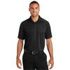 k575-port-authority-black-raglan-polo