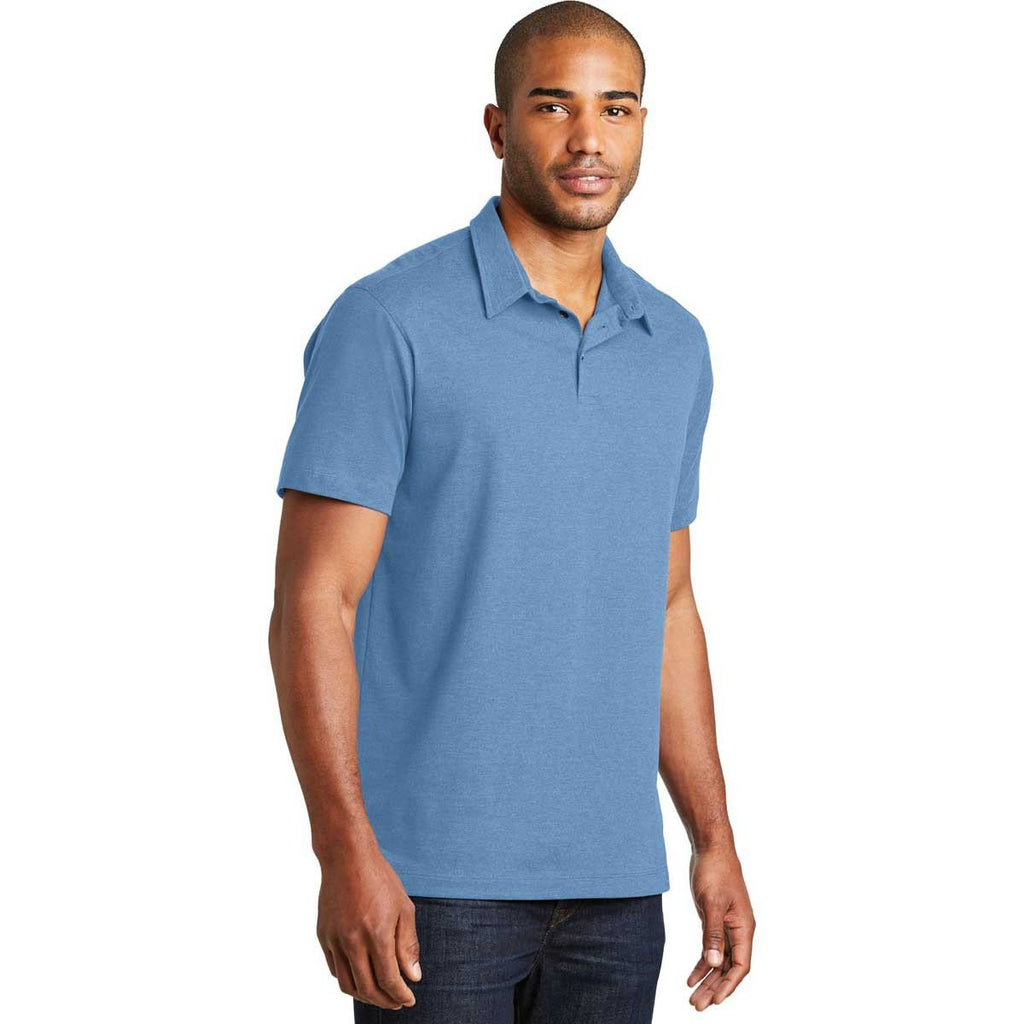 Port Authority Men's Blue Skies Meridian Cotton Blend Polo