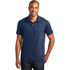 Port Authority Men's Estate Blue Meridian Cotton Blend Polo