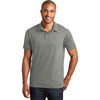 Port Authority Men's Monument Grey Meridian Cotton Blend Polo