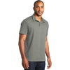 Port Authority Men's Monument Grey Meridian Cotton Blend Polo