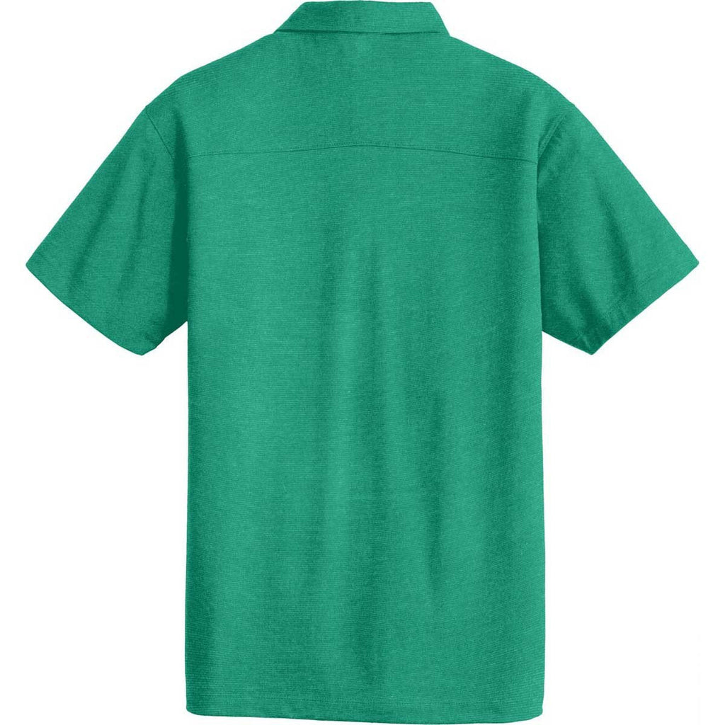 Port Authority Men's Verdant Green Meridian Cotton Blend Polo