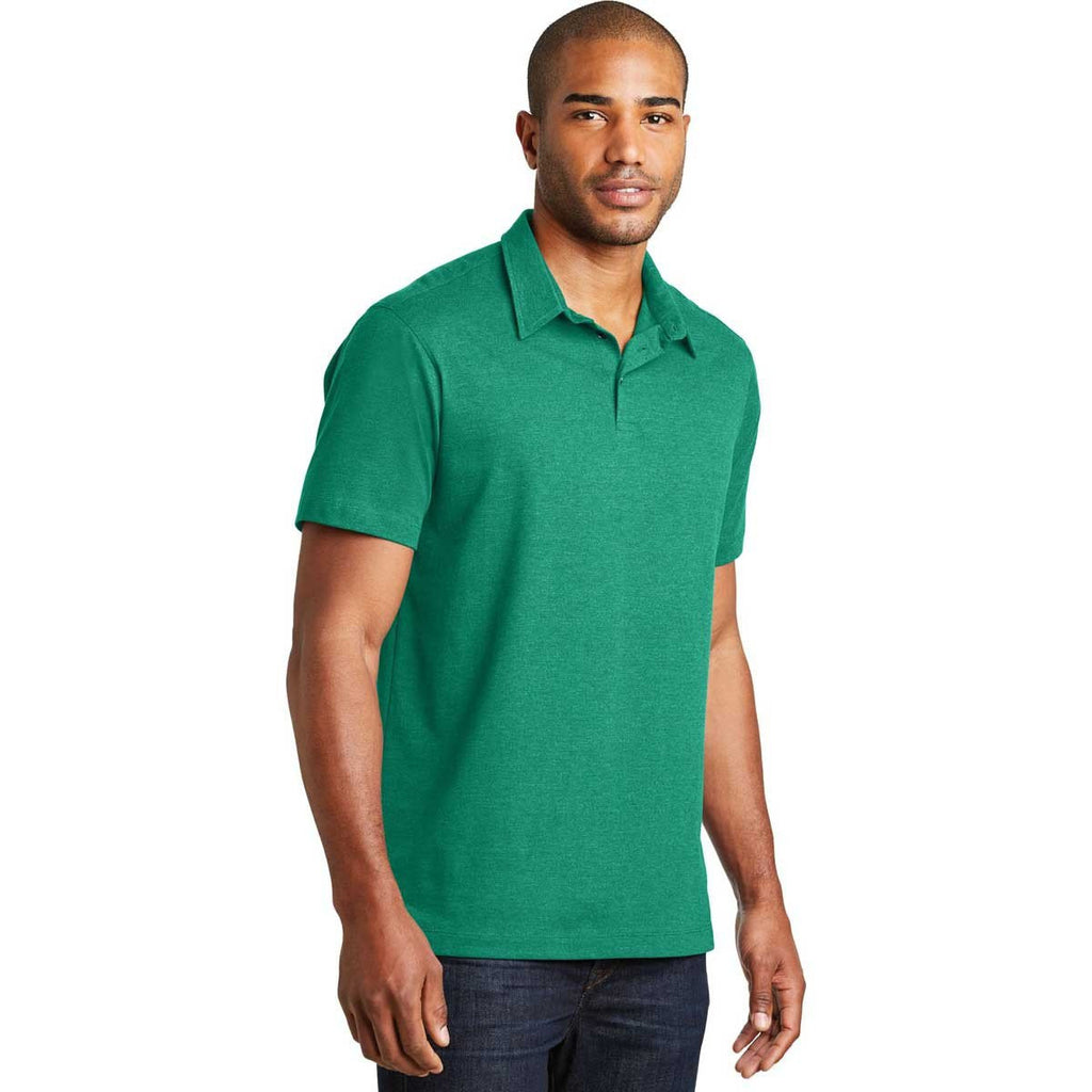 Port Authority Men's Verdant Green Meridian Cotton Blend Polo