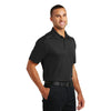 Port Authority Men's Black Pinpoint Mesh Polo