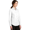 Port Authority Women's White SuperPro Twill Shirt