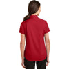 Port Authority Women's Rich Red Short Sleeve SuperPro Twill Shirt