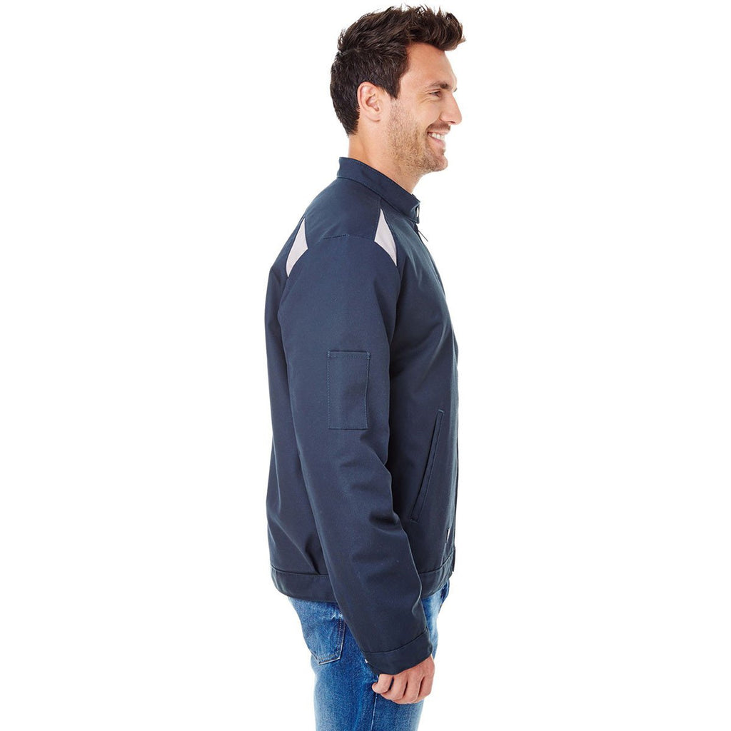 Dickies Men's Dark Navy/Silver 8 Oz. Performance Team Jacket