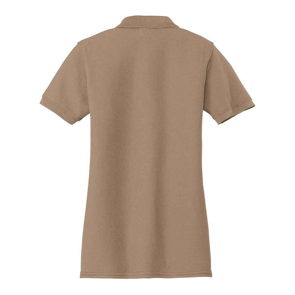 Port & Company Women's Sand Core Blend Pique Polo