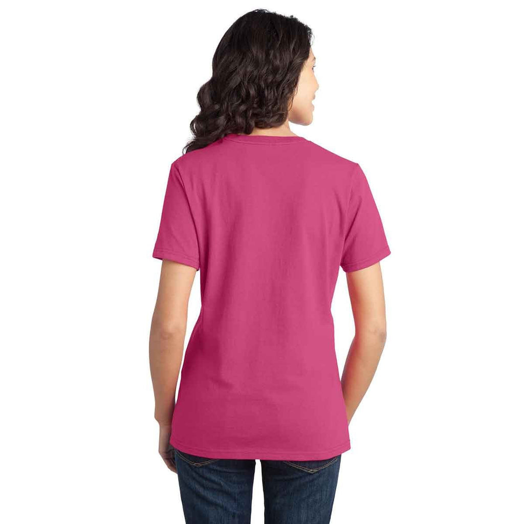 Port & Company Women's Sangria Ring Spun Cotton Tee