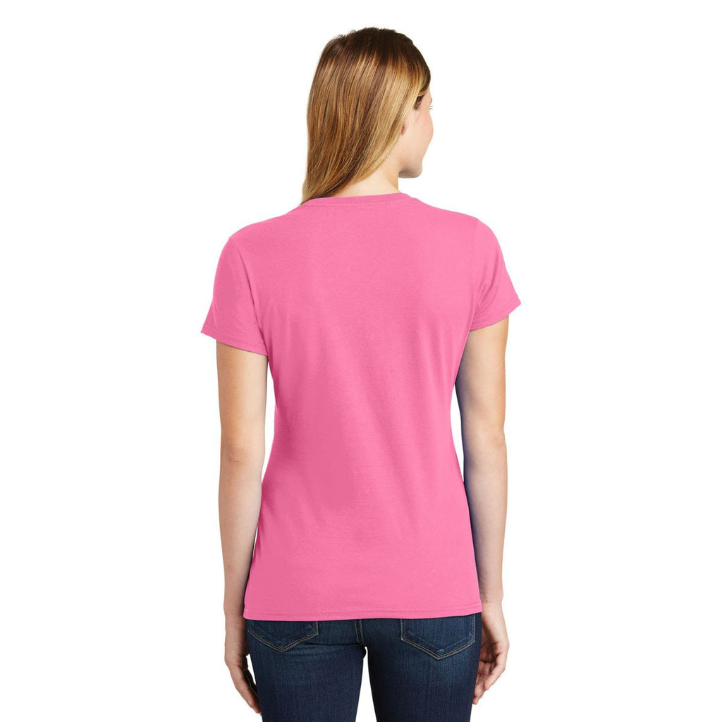 Port & Company Women's New Pink Fan Favorite Tee