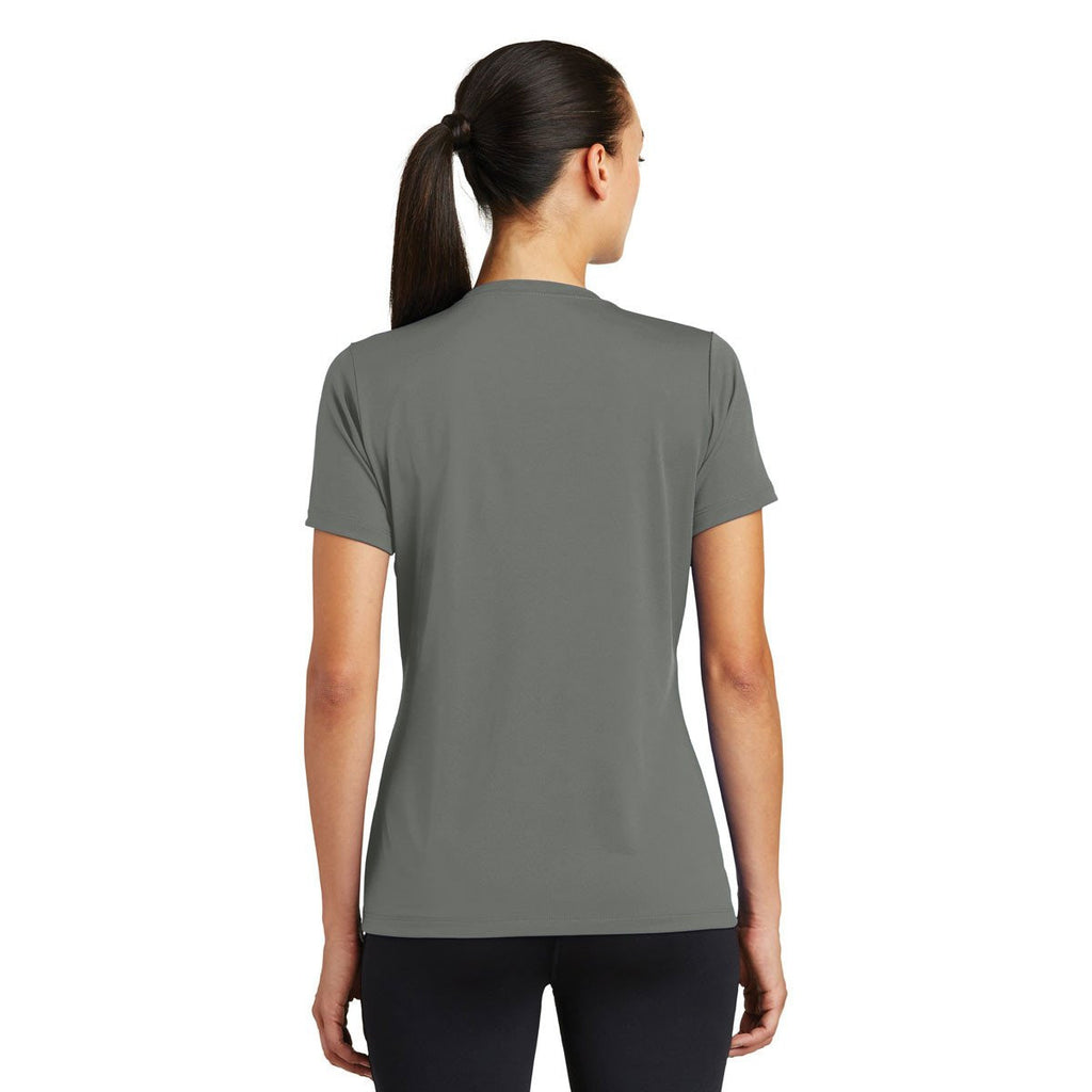 Sport-Tek Women's Dark Smoke Grey PosiCharge Tough Tee