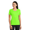 Sport-Tek Women's Neon Green PosiCharge Tough Tee