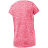 Sport-Tek Women's Power Pink Electric PosiCharge Electric Heather Sporty Tee