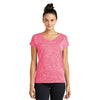 Sport-Tek Women's Power Pink Electric PosiCharge Electric Heather Sporty Tee