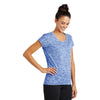 Sport-Tek Women's True Royal Electric PosiCharge Electric Heather Sporty Tee