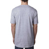 Next Level Men's Heather Gray Premium Fitted Short-Sleeve V-Neck Tee