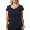 N3530 Next Level Women's Midnight Navy Scoop Neck Tee