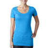 N3530 Next Level Women's Turquoise Scoop Neck Tee