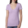 Next Level Women's Lilac Deep V-Neck Tee