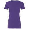 Next Level Women's Purple Rush Deep V-Neck Tee