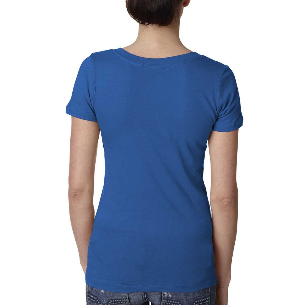 Next Level Women's Royal Deep V-Neck Tee