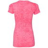 Next Level Women's Neon Pink Burnout Tee