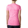 Next Level Women's Neon Pink Burnout Tee