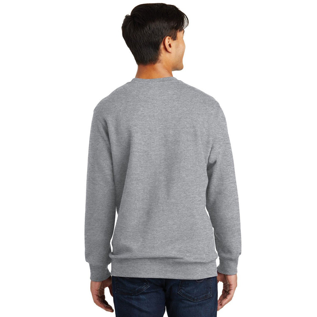 Port & Company Men's Athletic Heather Fan Favorite Fleece Crewneck Sweatshirt