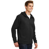 Sport-Tek Men's Black Rival Tech Fleece Full-Zip Hooded Jacket